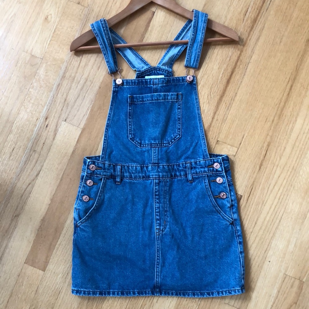 Forever 21 Denim Overall Skirt